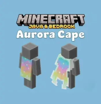 Minecraft Java &amp; Bedrock Edition - Aurora Cape DLC XBOX One / Xbox Series X|S / PC CD Key