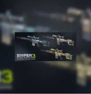 Sniper Ghost Warrior 3 - Hexagon Ice weapon skin pack DLC Steam CD Key