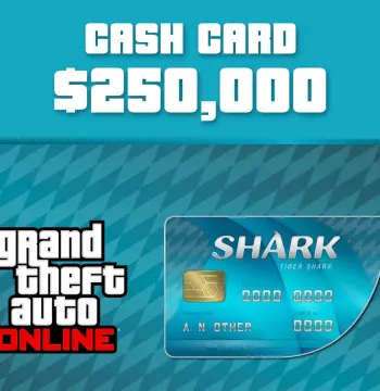 Grand Theft Auto Online - $250,000 Tiger Shark Cash Card FR PS4 CD Key