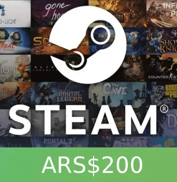 Steam Gift Card 200 ARS AR Activation Code