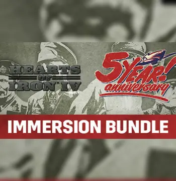 Hearts of Iron IV: Immersion Bundle Steam CD Key