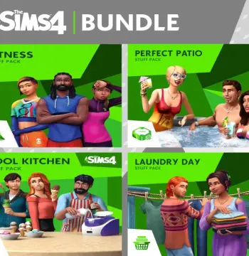 The Sims 4 - Fitness + Cool Kitchen + Laundry Day + Perfect Patio Stuff DLC Bundle PC EA App CD Key