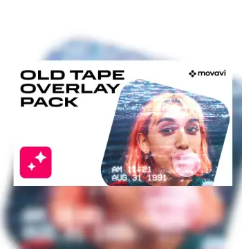 Movavi Video Editor 2023 - Old Tape Overlay Pack DLC Steam CD Key