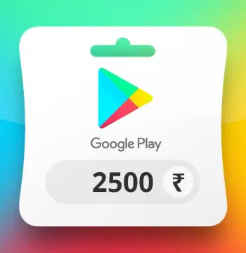 Google Play INR 2500 Gift Card IN