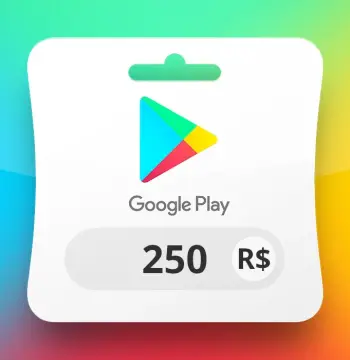 Google Play BRL 250 Gift Card BR