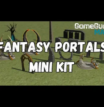 GameGuru MAX - Low Poly Mini Kit: Fantasy Portals DLC Steam CD Key