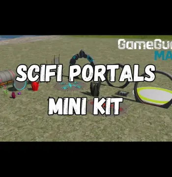 GameGuru MAX - Low Poly Mini Kit: Sci-Fi Portals DLC Steam CD Key