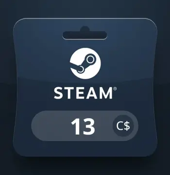 Steam Wallet CAD 13 Gift Card CA