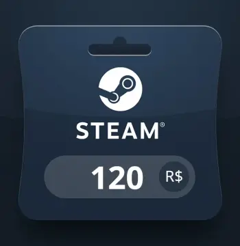 Steam Wallet BRL 120 Gift Card BR