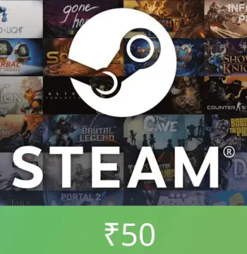 Steam Wallet Card ₹50 INR Activation Code
