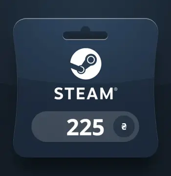 Steam Wallet UAH 225 Gift Card UA