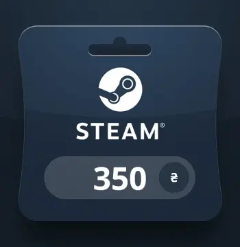 Steam Wallet UAH 350 Gift Card UA