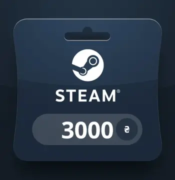 Steam Wallet UAH 3000 Gift Card UA