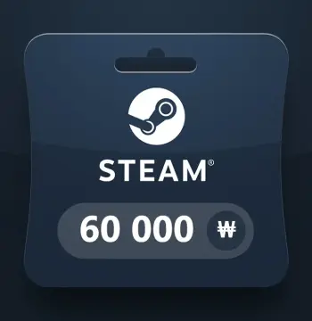 Steam Wallet KRW 60000 Gift Card KR