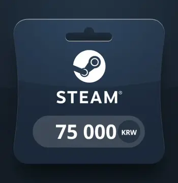 Steam Wallet KRW 75000 Gift Card KR