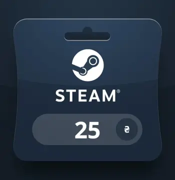 Steam Wallet UAH 25 Gift Card UA