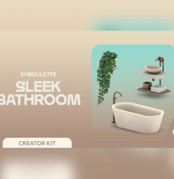 The Sims 4 - Sleek Bathroom Kit DLC PC EA App CD Key