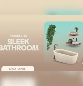 The Sims 4 - Sleek Bathroom Kit DLC EU PC EA App CD Key