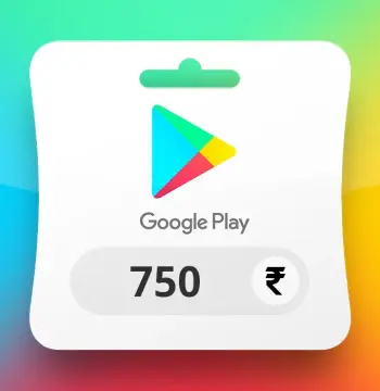 Google Play INR 750 Gift Card IN