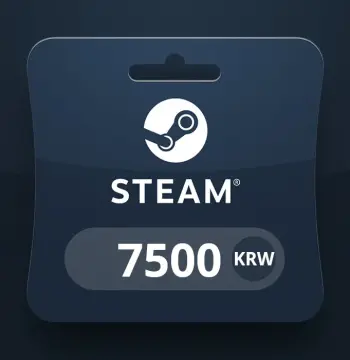 Steam Wallet KRW 7500 Gift Card KR