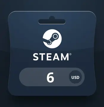 Steam Wallet USD 6 Gift Card EG