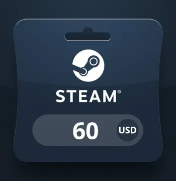 Steam Wallet USD 60 Gift Card BH