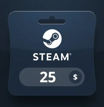 Steam Wallet USD 25 Gift Card DZ