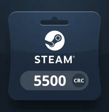 Steam Wallet CRC 5500 Gift Card HR