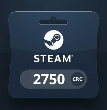 Steam Wallet CRC 2750 Gift Card HR