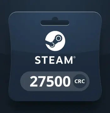 Steam Wallet CRC 27 500 Gift Card HR