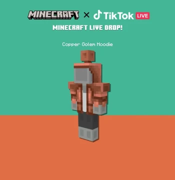 Minecraft Java & Bedrock Edition -  Copper Core Twitch Skin DLC PC CD Key