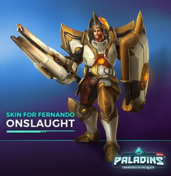 Paladins - Fernando Hero + Fernando Onslaught Skin Digital Download Key