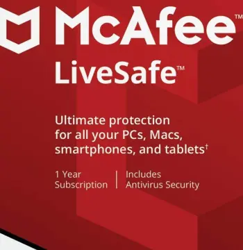McAfee LiveSafe 2023 Key (3 Years / 1 Device)