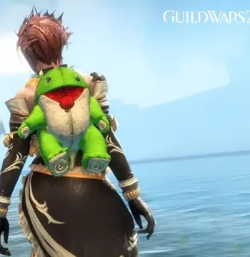 Guild Wars 2 - Green Plush Quaggan Backpack Cover DLC Arena.Net CD Key
