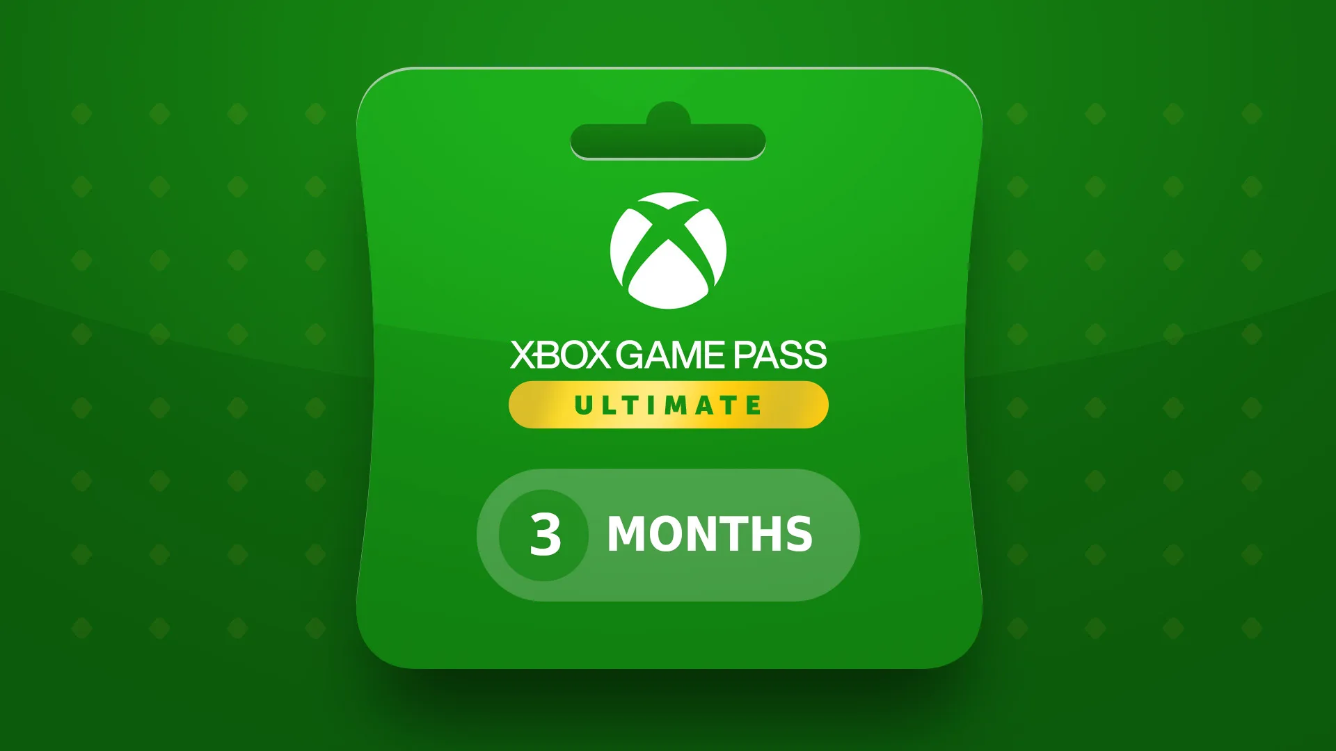 Xbox Game Pass Ultimate - 3 Month Subscription Card IN