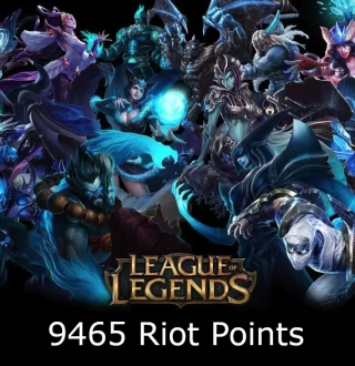 League of Legends 9465 RP Prepaid Card NZ