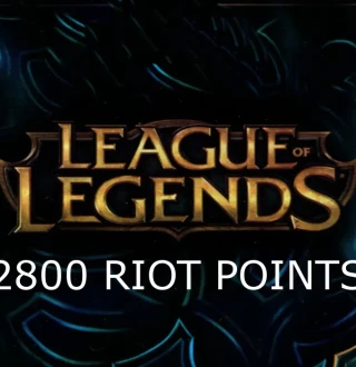 League of Legends 2800 RP Prepaid Card US