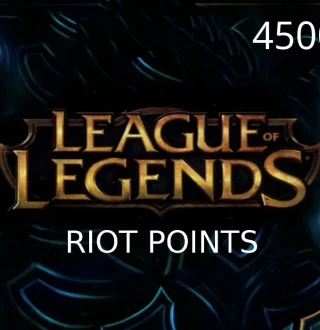 League of Legends 4500 RP Prepaid Card US