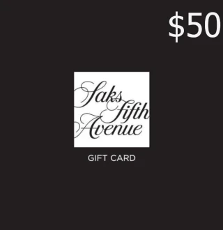 Saks Fifth Avenue $50 Gift Card US