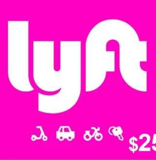 LYFT $25 Gift Card US