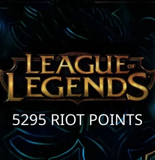 League of Legends 5295 RP Prepaid Card TR