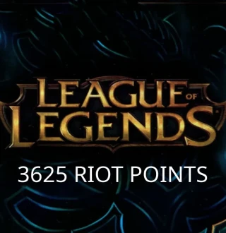 League of Legends 3625 RP Prepaid Card TR
