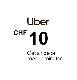 Uber 10 CHF CH Gift Card