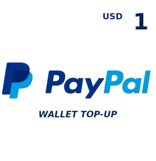 PayPal Wallet 1 USD Top Up US