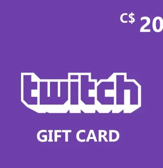 Twitch CAD 20 Gift Card CA