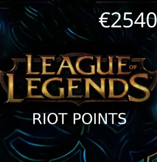 League of Legends 2540 RP Prepaid Card EU