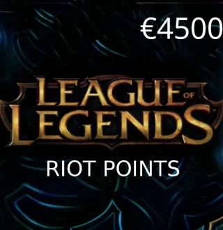 League of Legends 4500 RP Prepaid Card EU