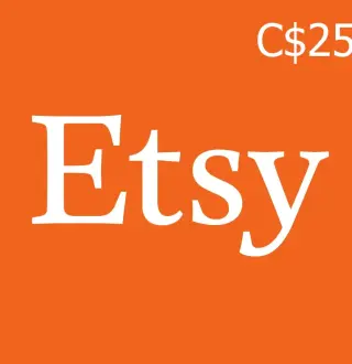 ETSY CAD 25 Gift Card CA