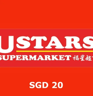 U Stars Supermarket SGD 20 Gift Card SG