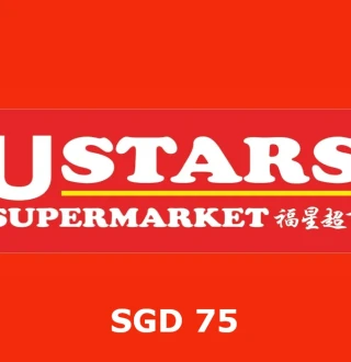 U Stars Supermarket SGD 75 Gift Card SG